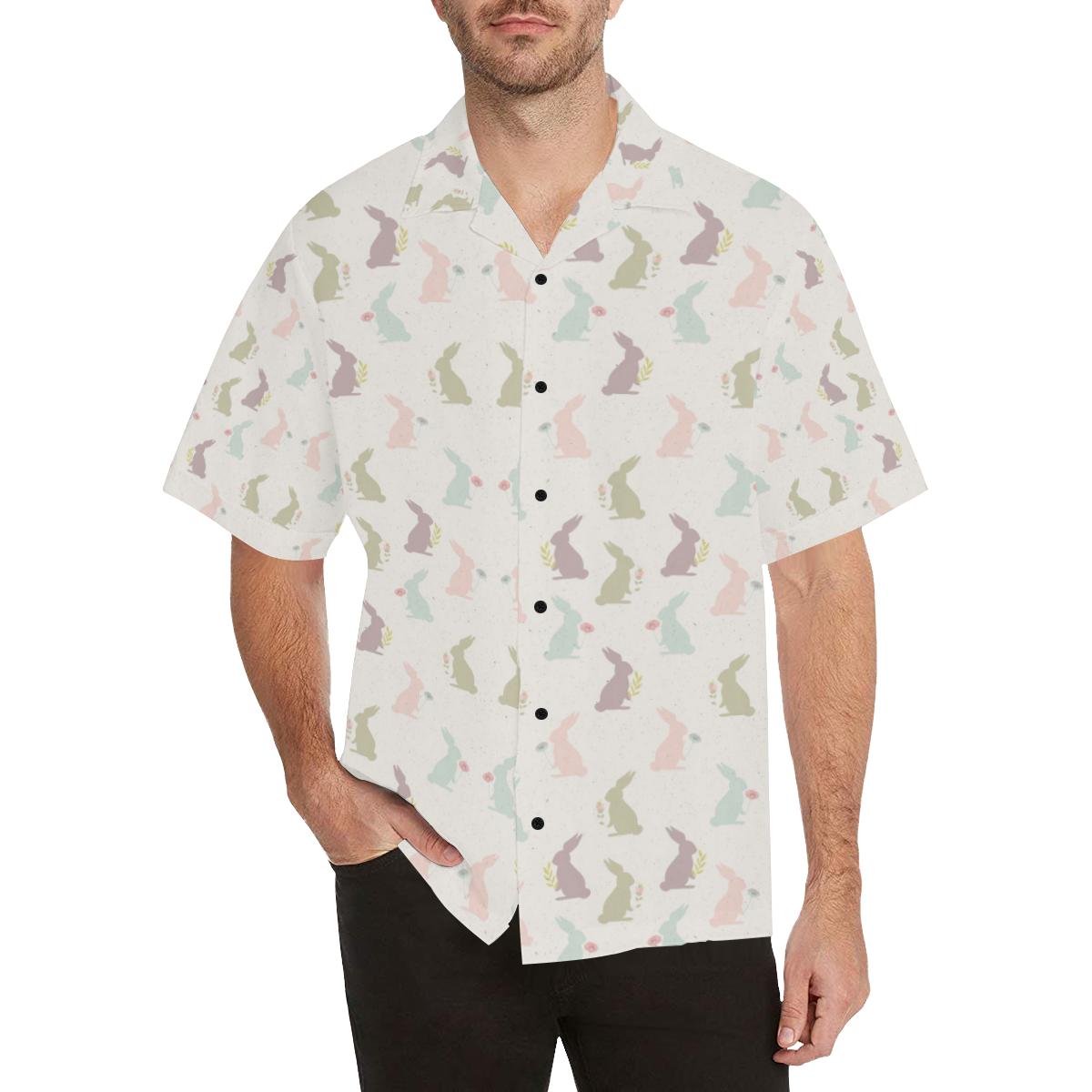 Bunny Pattern Print Design 05 Hawaiian Shirt