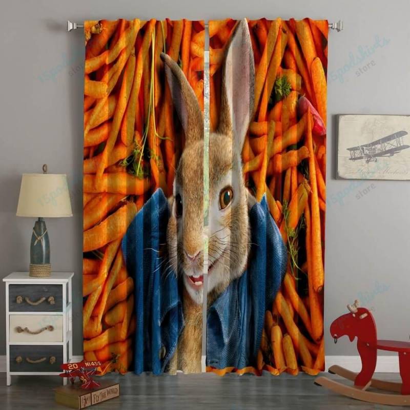 3D Printed Peter Rabbit Style Custom Living Room Curtains