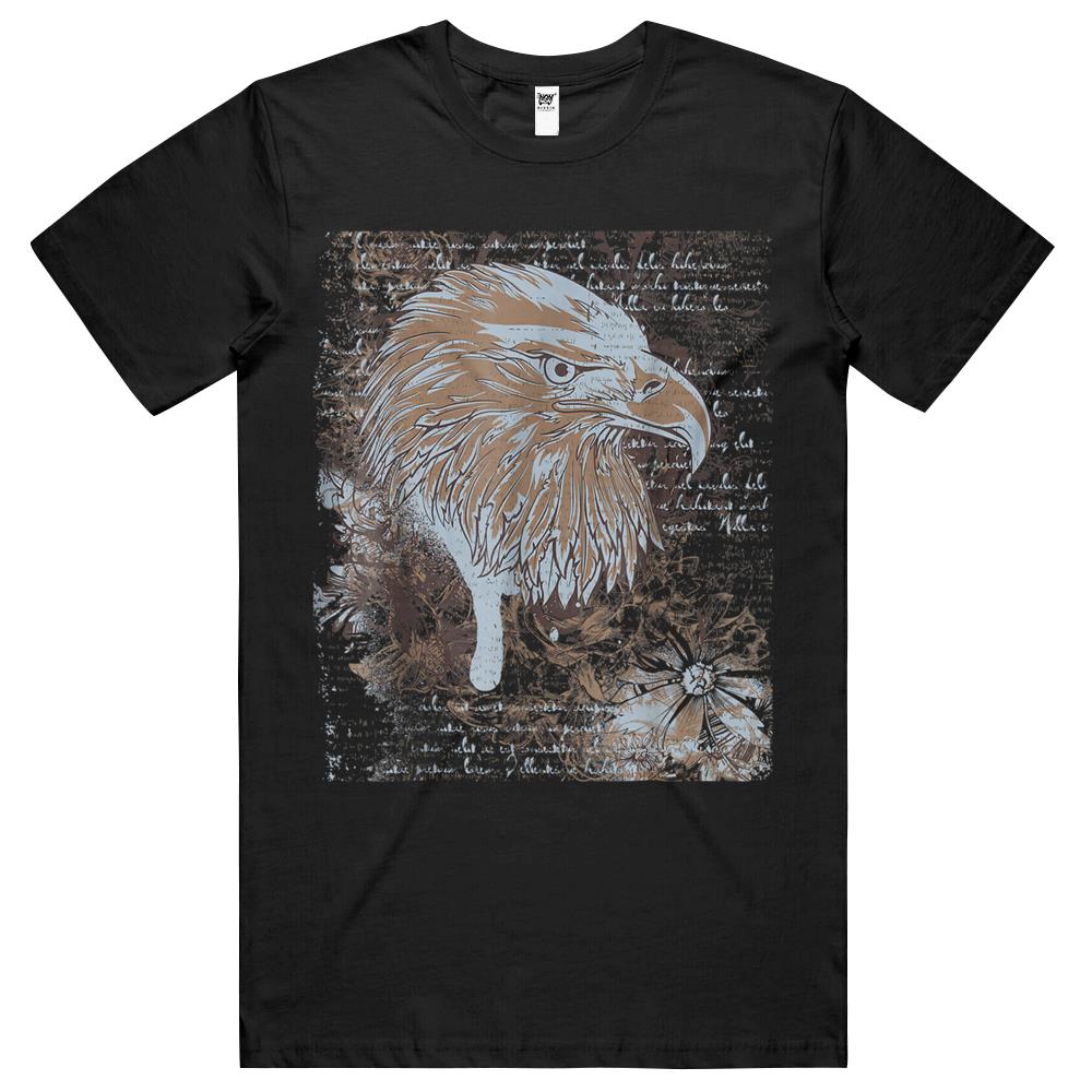 American Bald Eagle T-Shirt, Patriotic Military Vintage Tee T Shirts