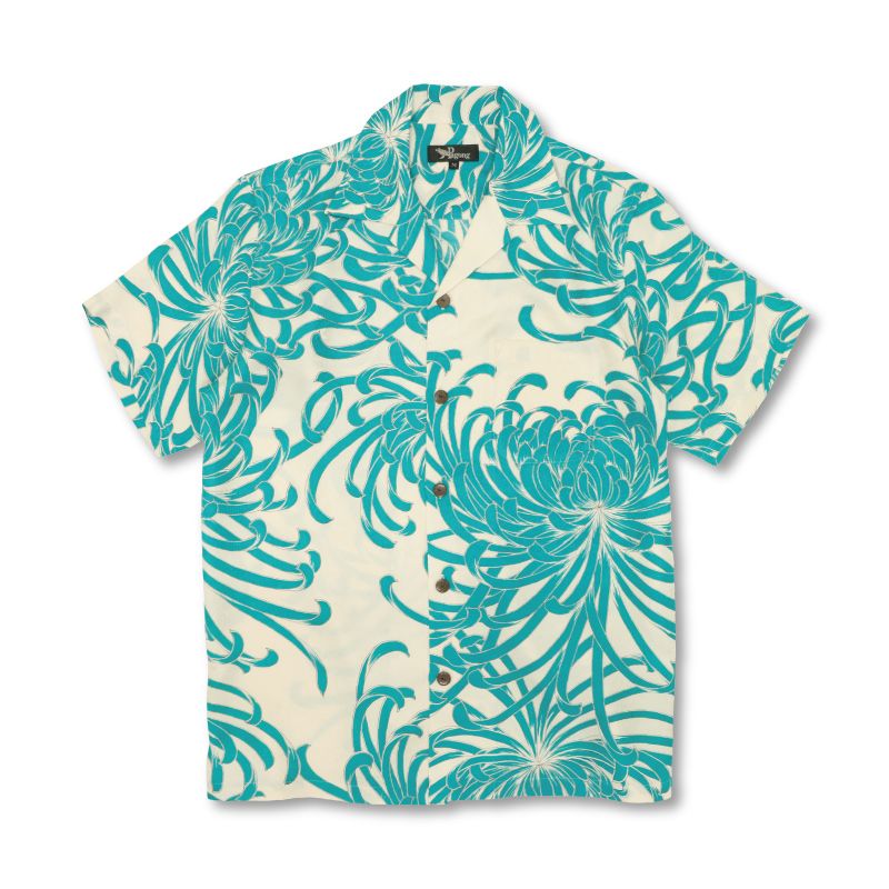 Floral Tan Unique Design Hawaii Shirt Ha101014