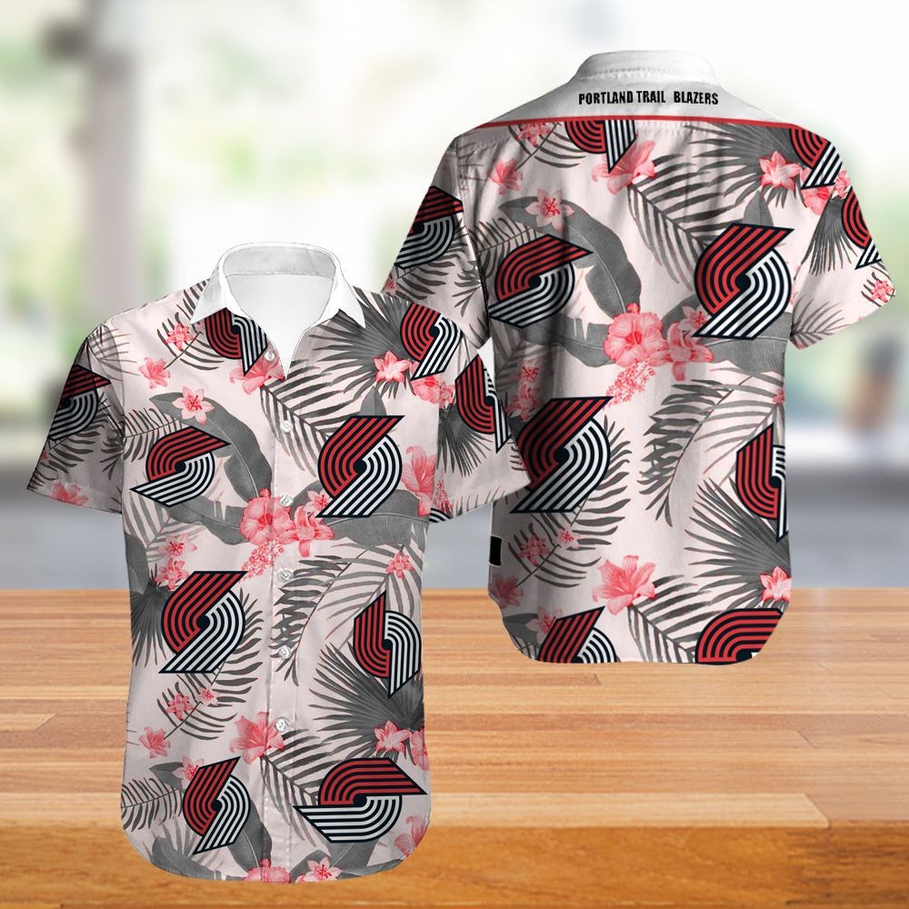 Vintage Portland Trail Blazers Hawaii Shirt Ha29485