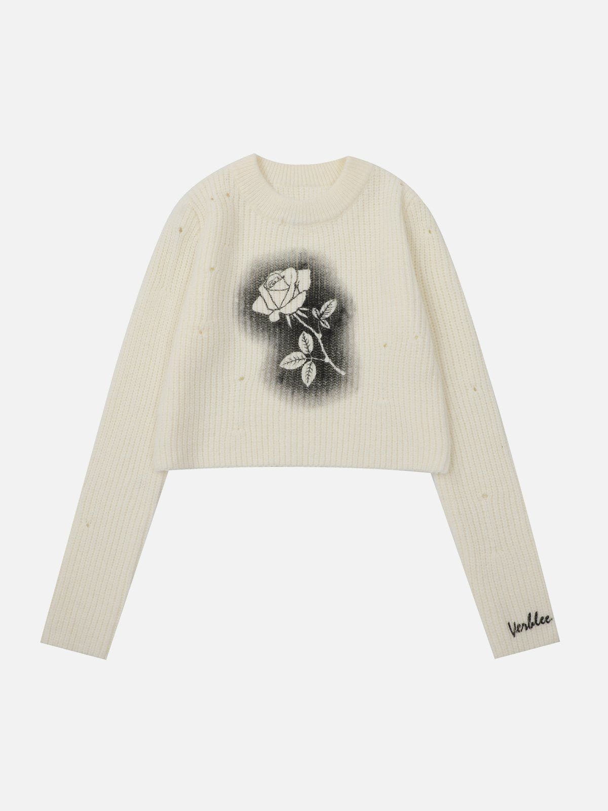 Talishko™ – Inkjet Rose Print Sweater