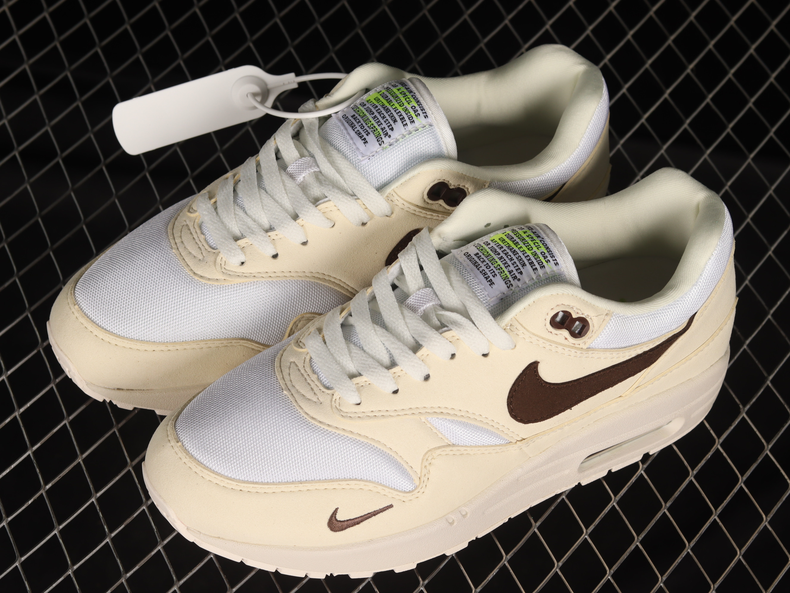 Nike Air Max 1 Sail Ironstone Shoes Sneakers SNK237559566