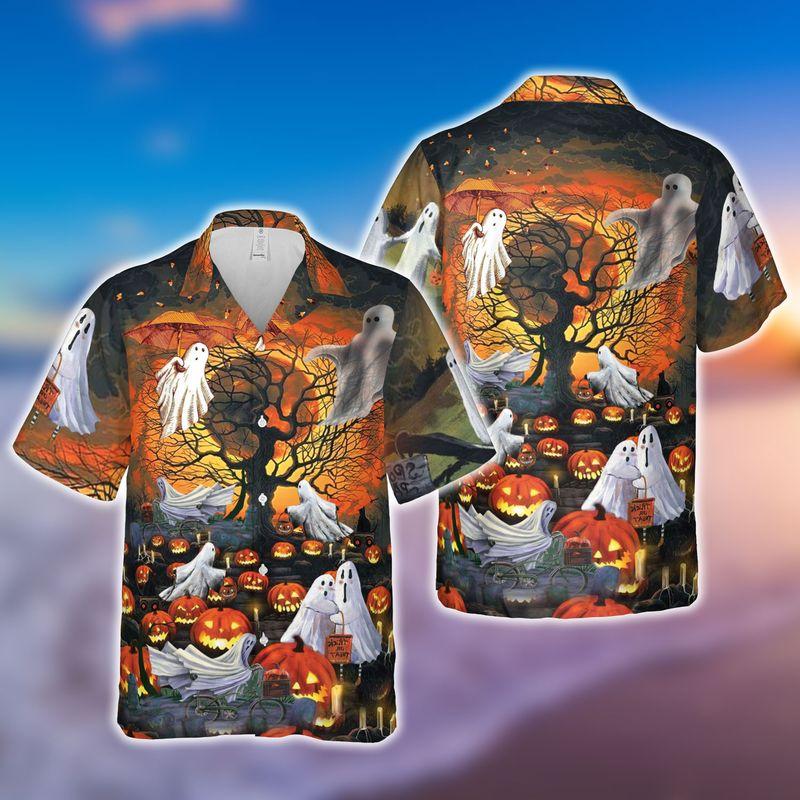 Scary Enough Halloween God Pumpkin Hawaii Shirt For Men Women Adult Ha88334