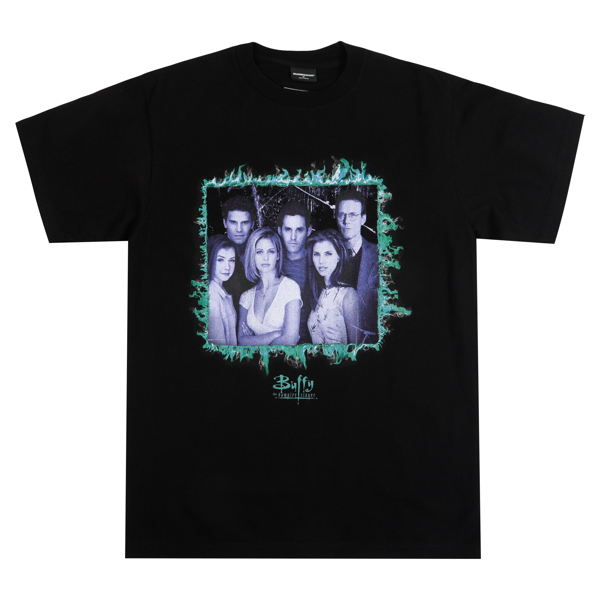 Buffy Fire Friends Black Tee