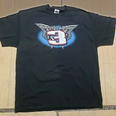 Vintage Nascar Dale Earnhardt God Needed A Driver Black Shirt 3187