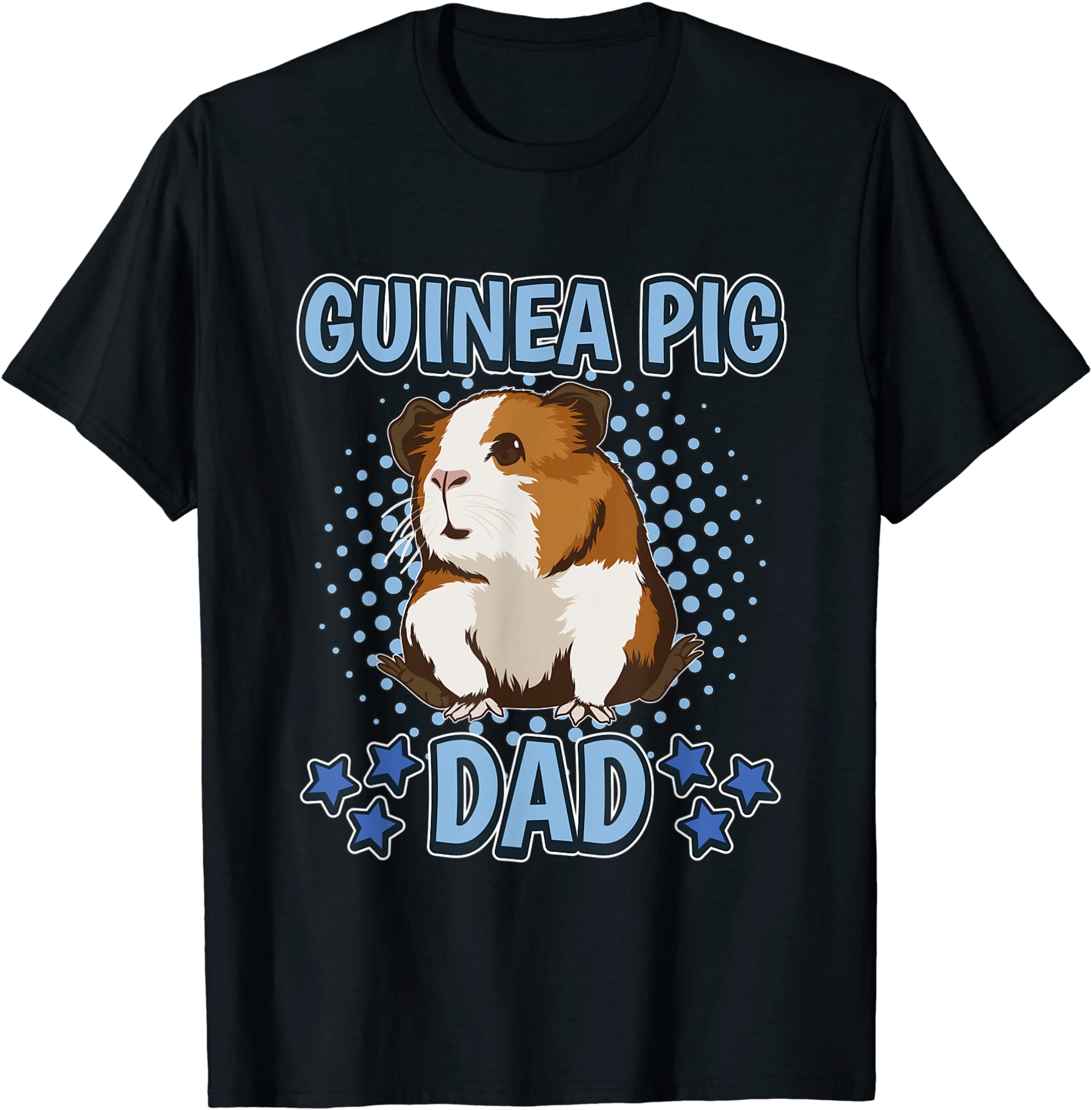 Mens Boys Guinea Pig Dad Father’s Day Cavy Guinea Pig T-Shirt