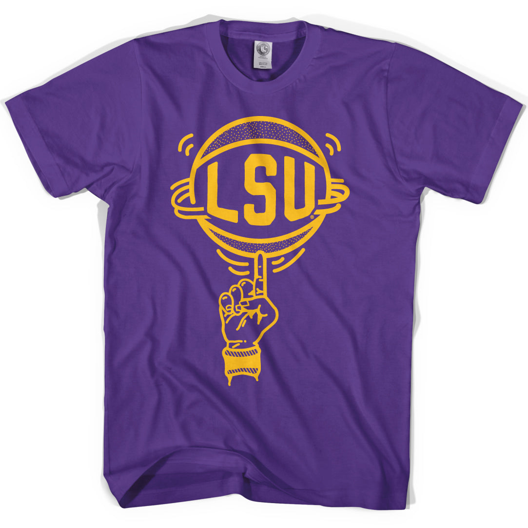 B&B Dry Goods Lsu Tigers Basketball ‘The Pistol’ T-Shirt – Purple