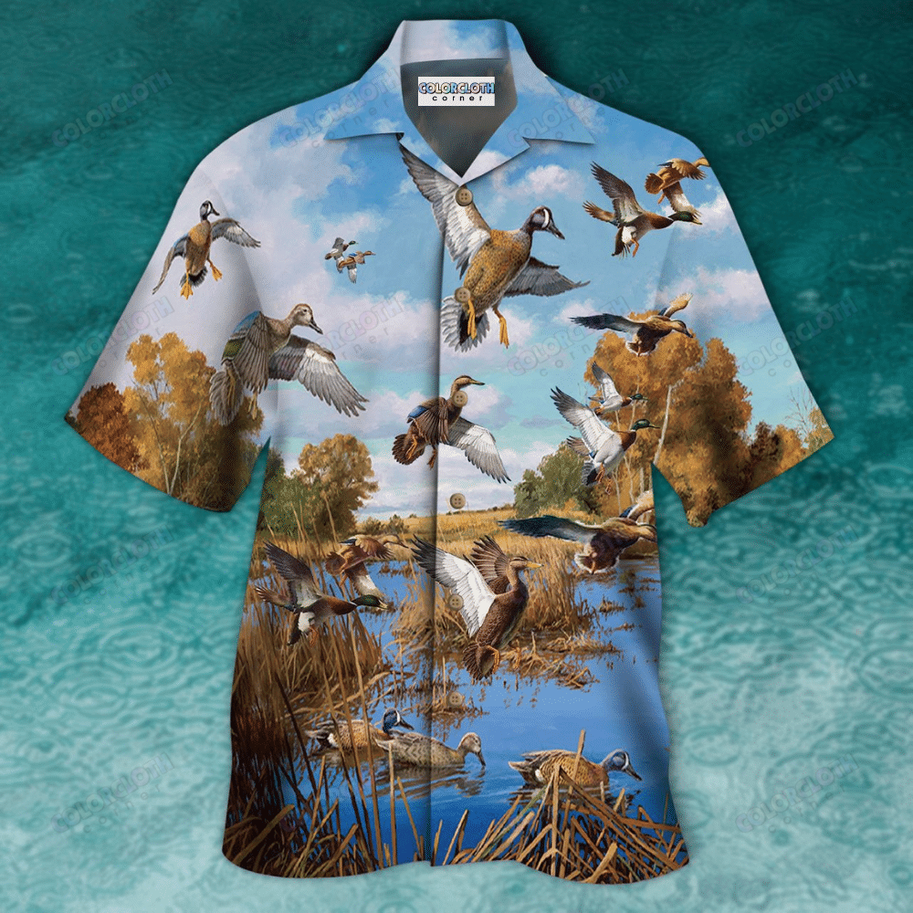 Flying Geese Hawaiian Shirt Ha83833