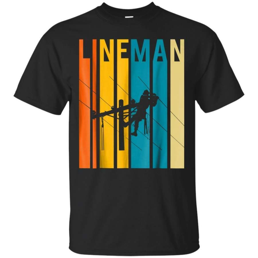 AGR Colorful Lineman T Shirt For Linemen Jaq T-shirt