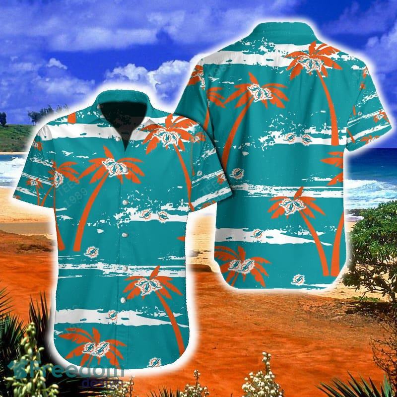 Miami Dolphins Coconut Hawaiian Shirt