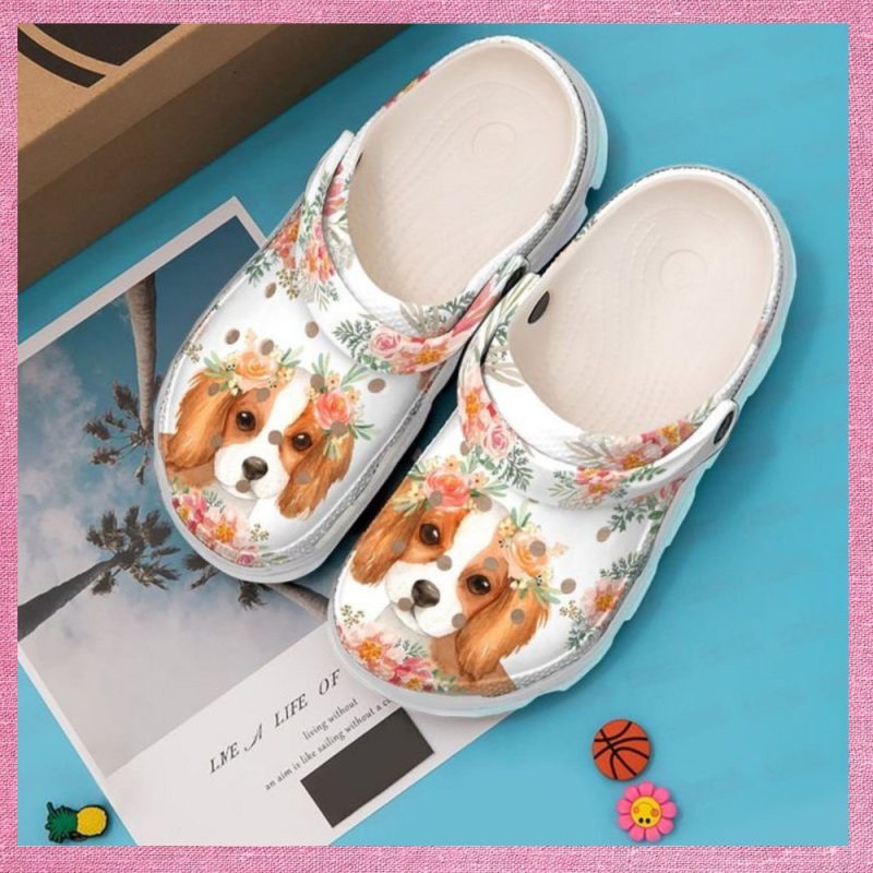 Cavalier King Spaniel Baby Rubber clog Shoes Comfy Footwear