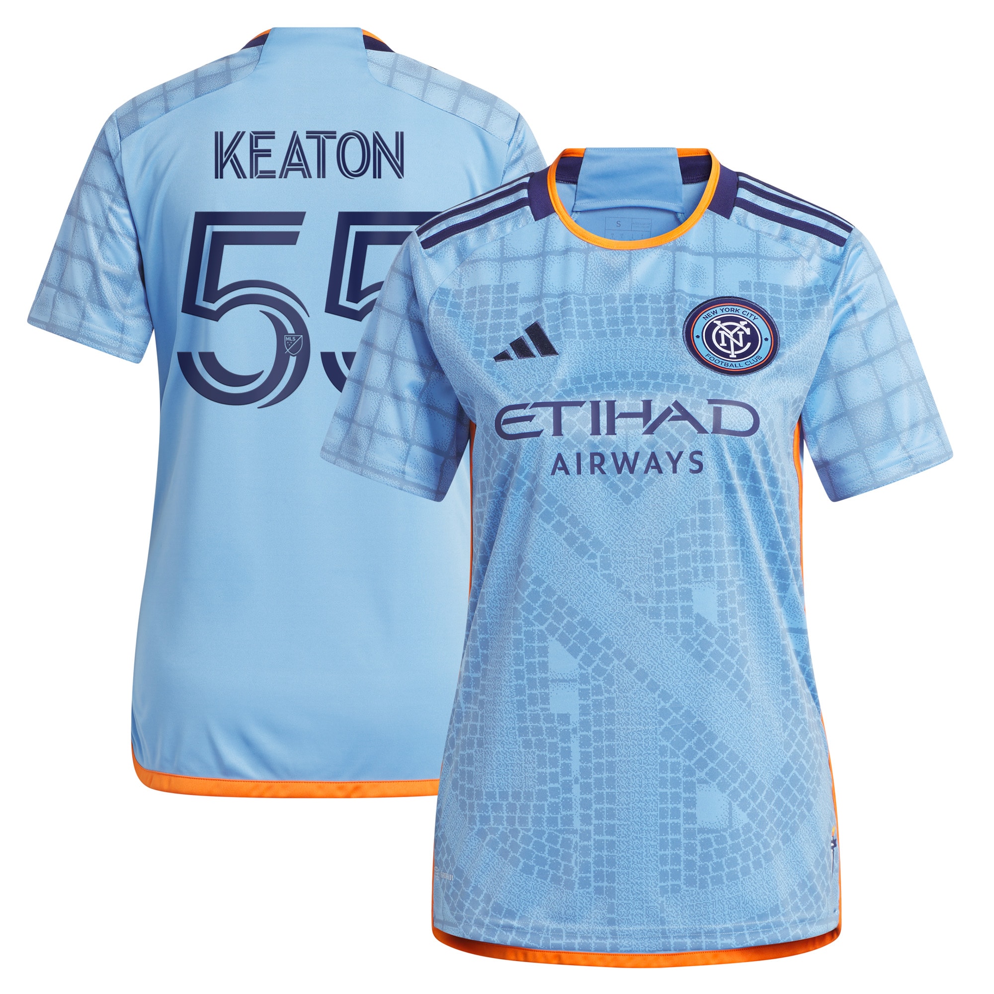 Keaton Parks New York City FC Women's 2023 The Interboro Kit Replica Jersey – Light Blue