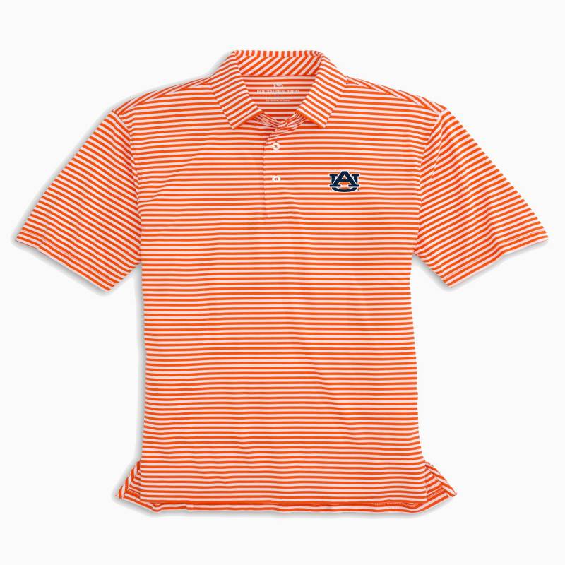 Auburn Tigers Striped Polo Shirt