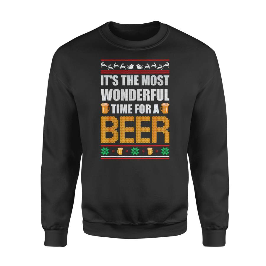 Christmas Gift Idea It’s Most Wonderful Time For A Beer Bier T-Shirt