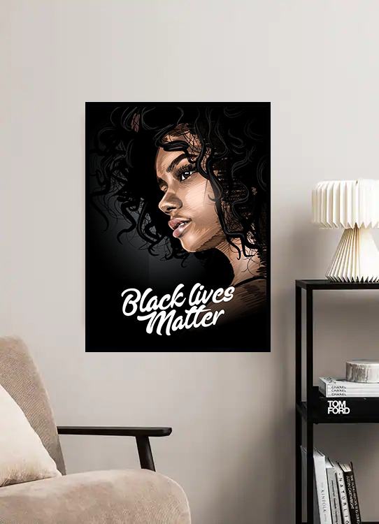 Black Lives Matter Girl Poster