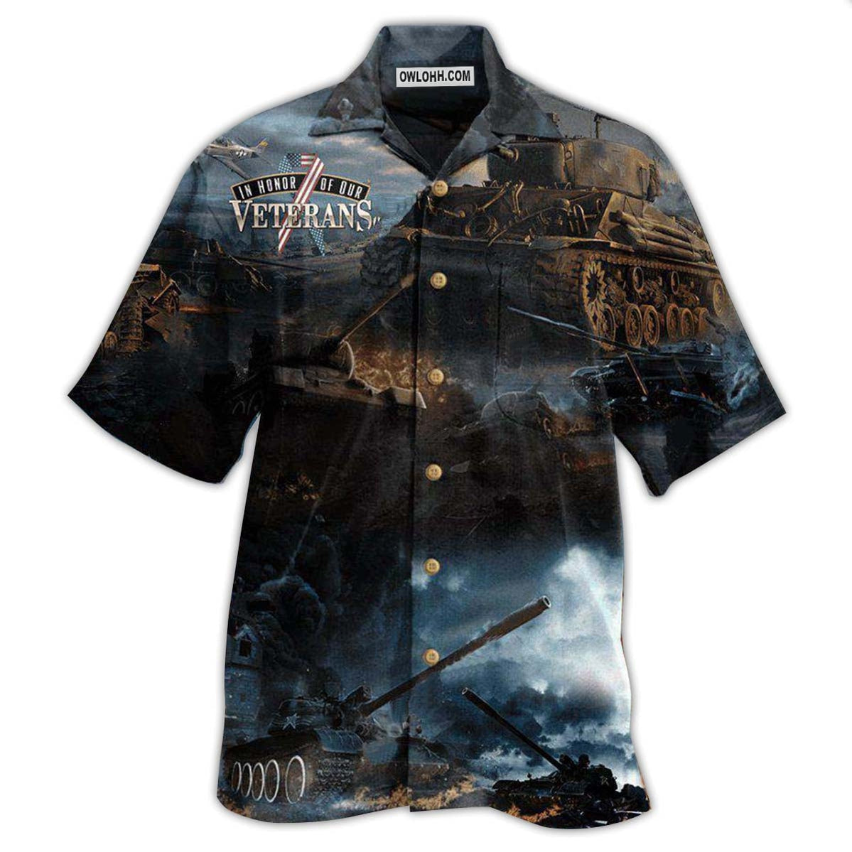 Veteran The Tanker Are Heroes – Hawaiian Shirt  – Owl Ohh