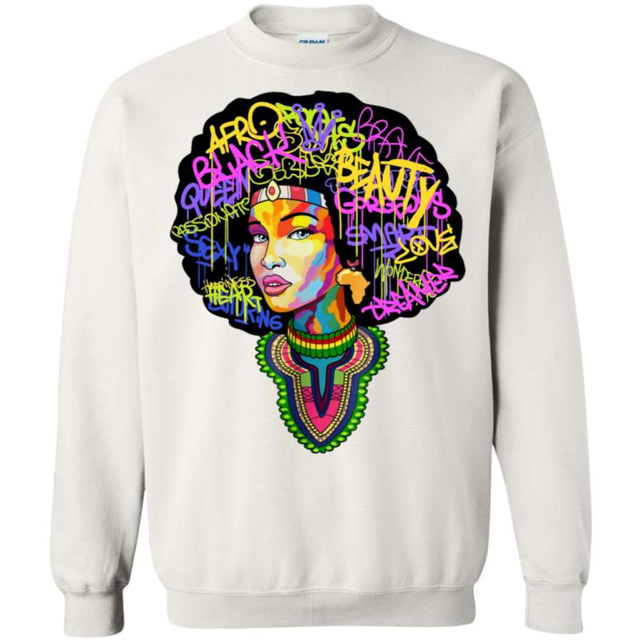 Dashiki Melanin Afro Pullover Sweatshirt