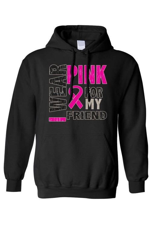 Unisex Pullover Hoodie Breast Cancer Awareness I Wear Pink For My