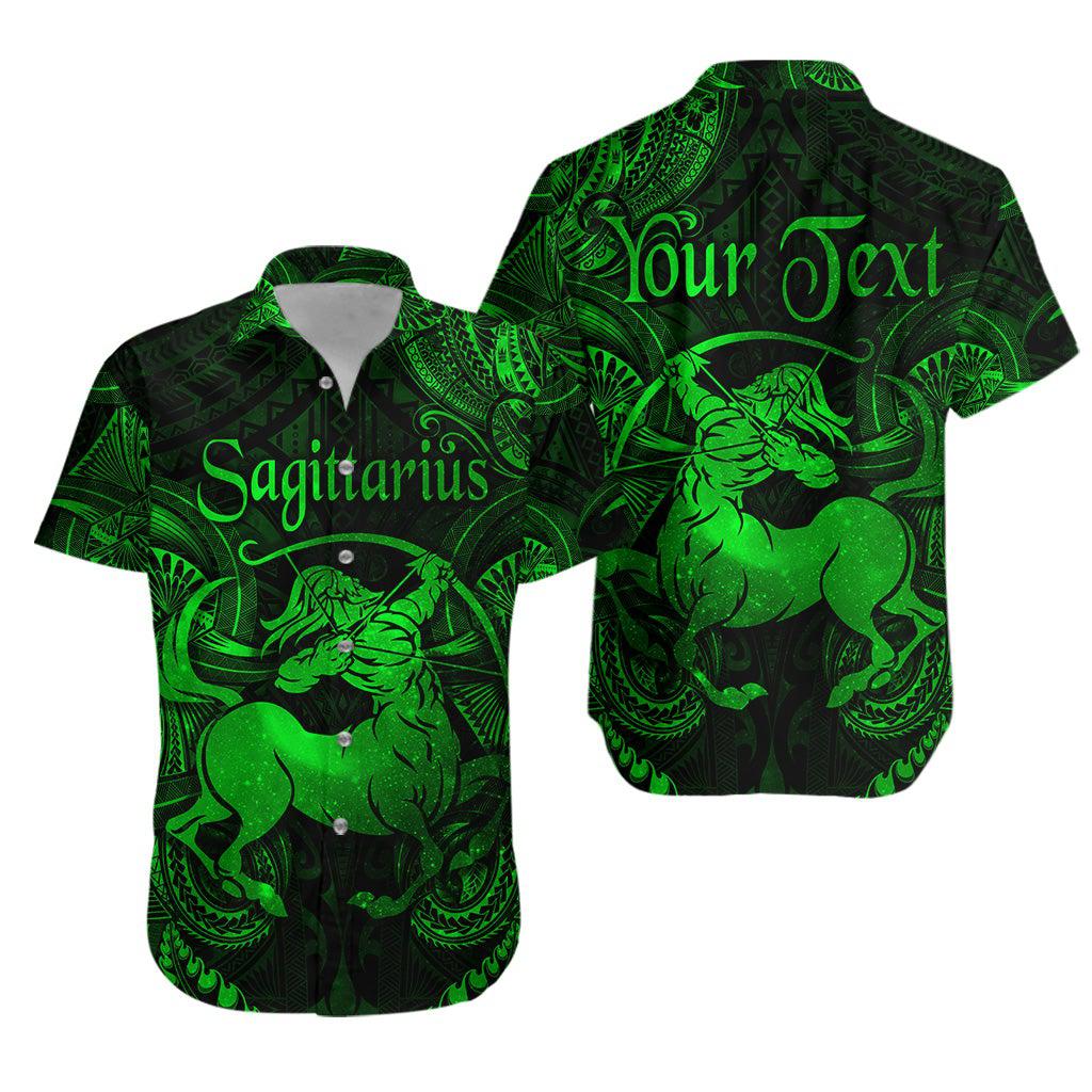 Sagittarius Zodiac Polynesian Custom Name Hawaii Shirt For Men Women Ha75961