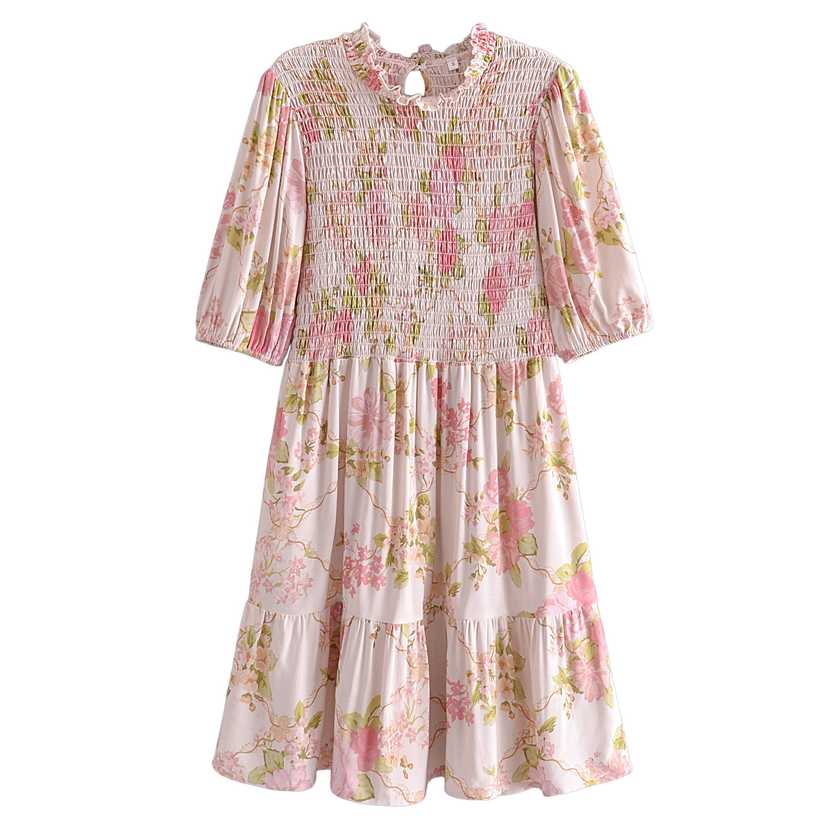 Boho Queens Women Floral Print Half Sleeve Beach Bohemian Dress Ladies Ruffled Rayon Cotton Happie Mini Dresses Vestidos alx