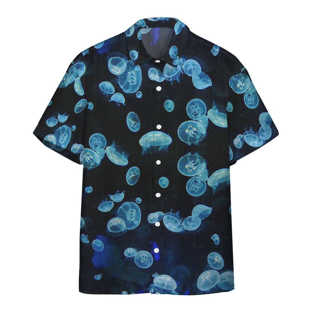 Gearhumans Moon Jellies Custom Hawaiian Shirt Ha12533