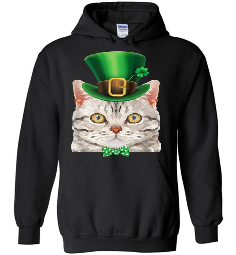 Cat Leprechaun St Patricks Day Kitty Kitten S Hoodies