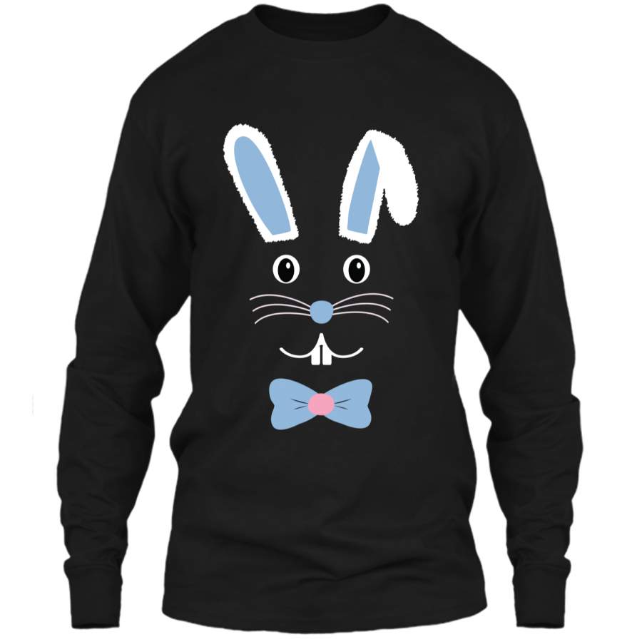 Cute Easter Bunny with Bowtie T-Shirt LS Ultra Cotton Tshirt