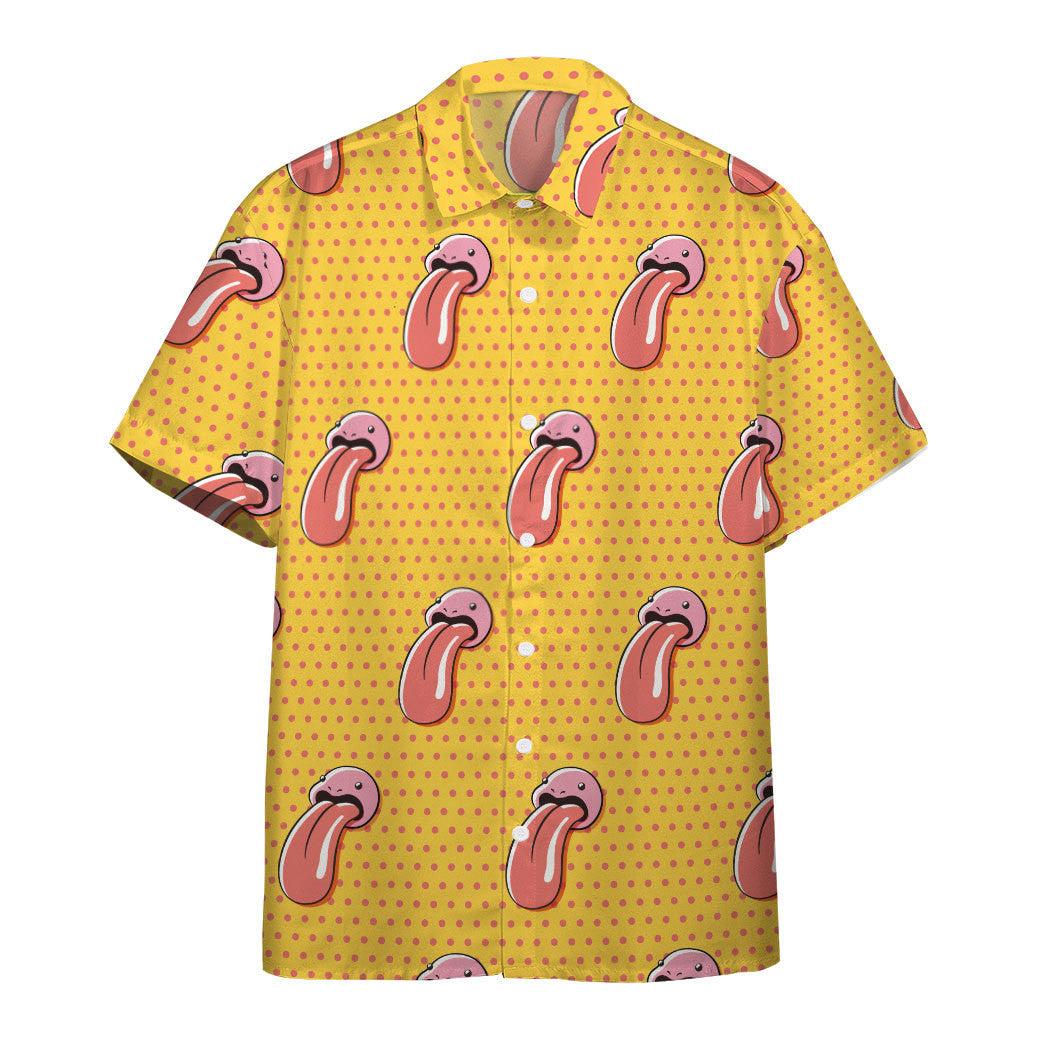 Gearhumans Lickitung Pkm X Hawaiian Custom Shirt Ha74106