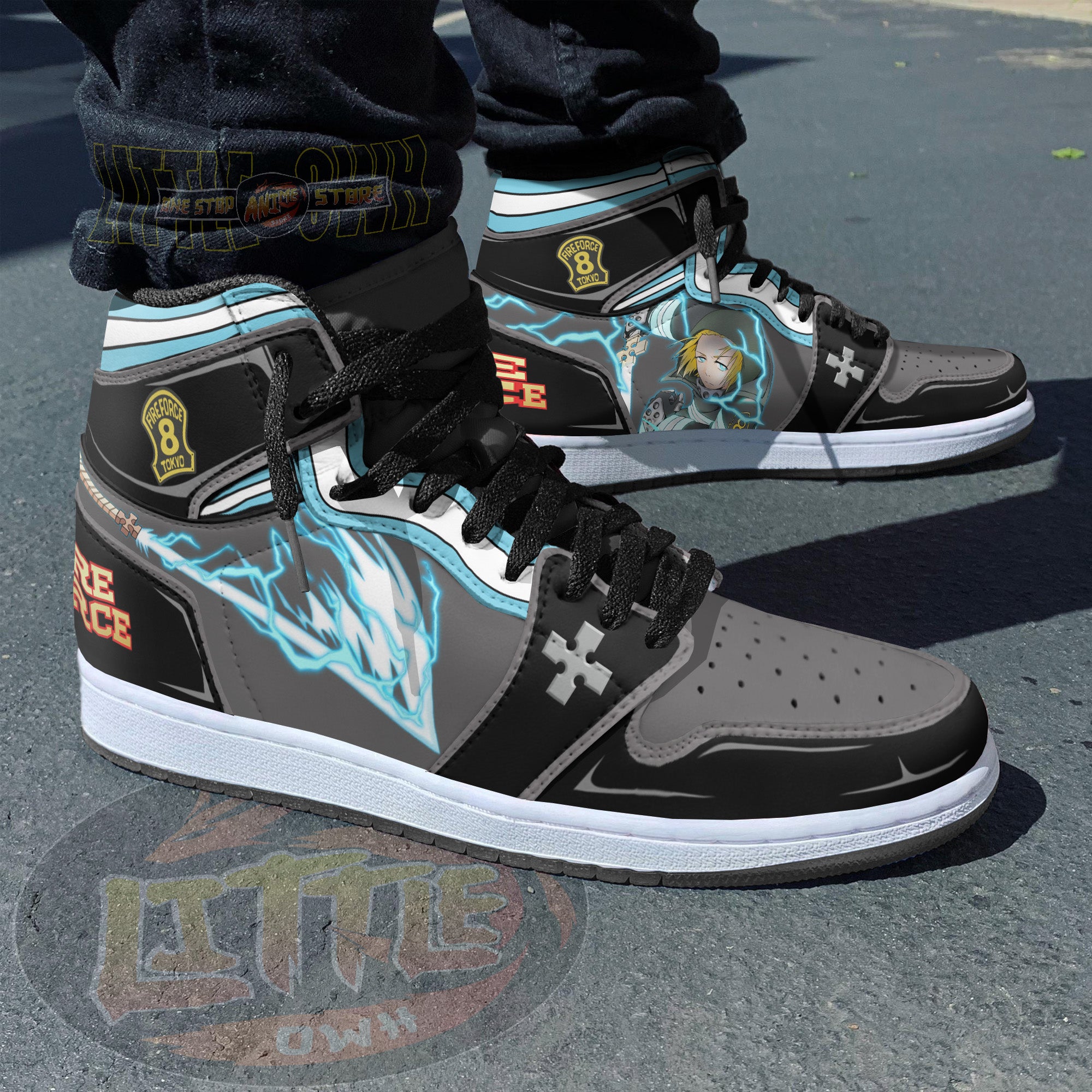 Arthur Boyle Shoes Custom Fire Force Anime Jd Sneakers