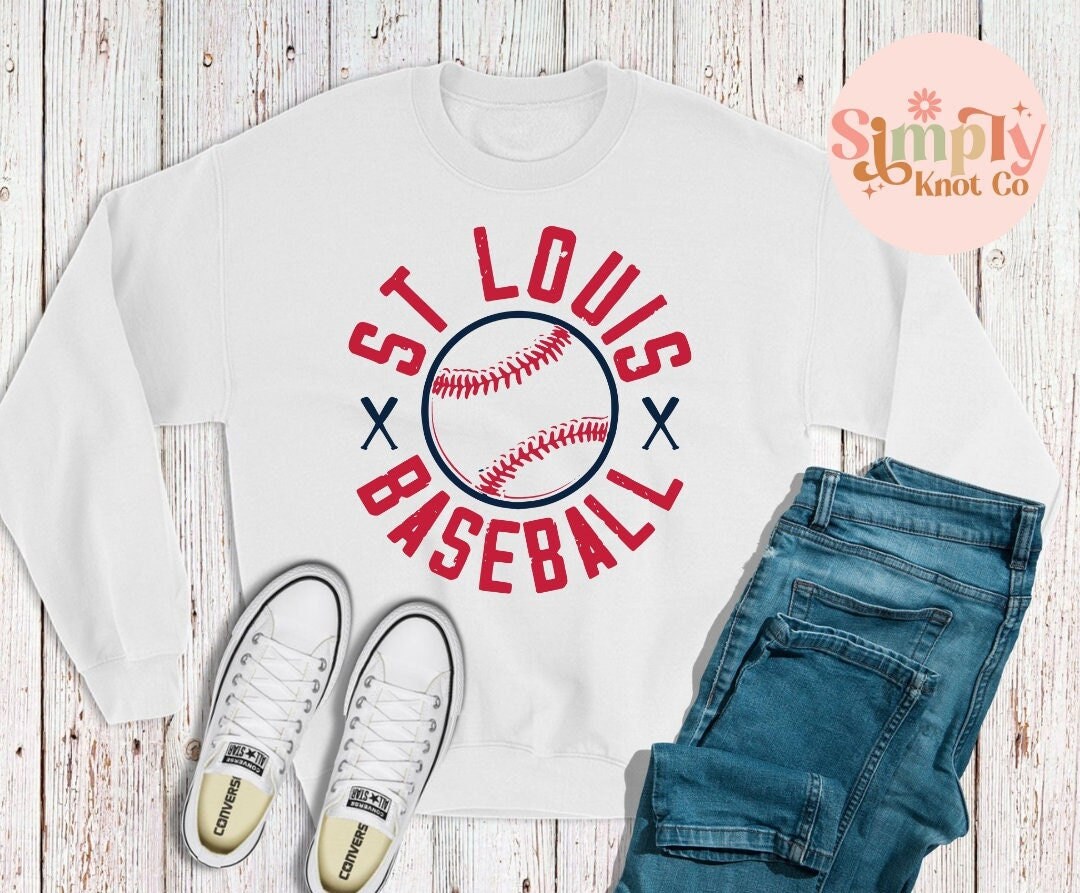 St Louis Baseball Sweatshirt, St Louis Game Day, St Louis Shirt, St Louis Crewneck Sweater, St Louis Pride, St Louis Gift, St Louis Hoodie