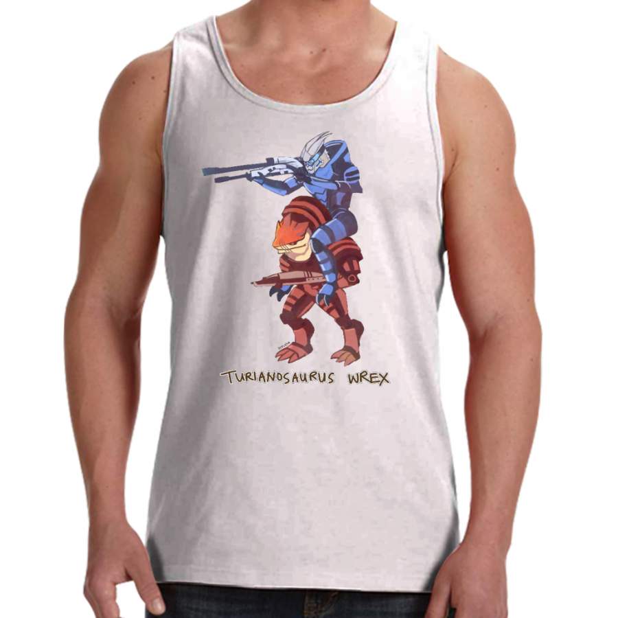 Turianosaurus Wrex Men Tank Top