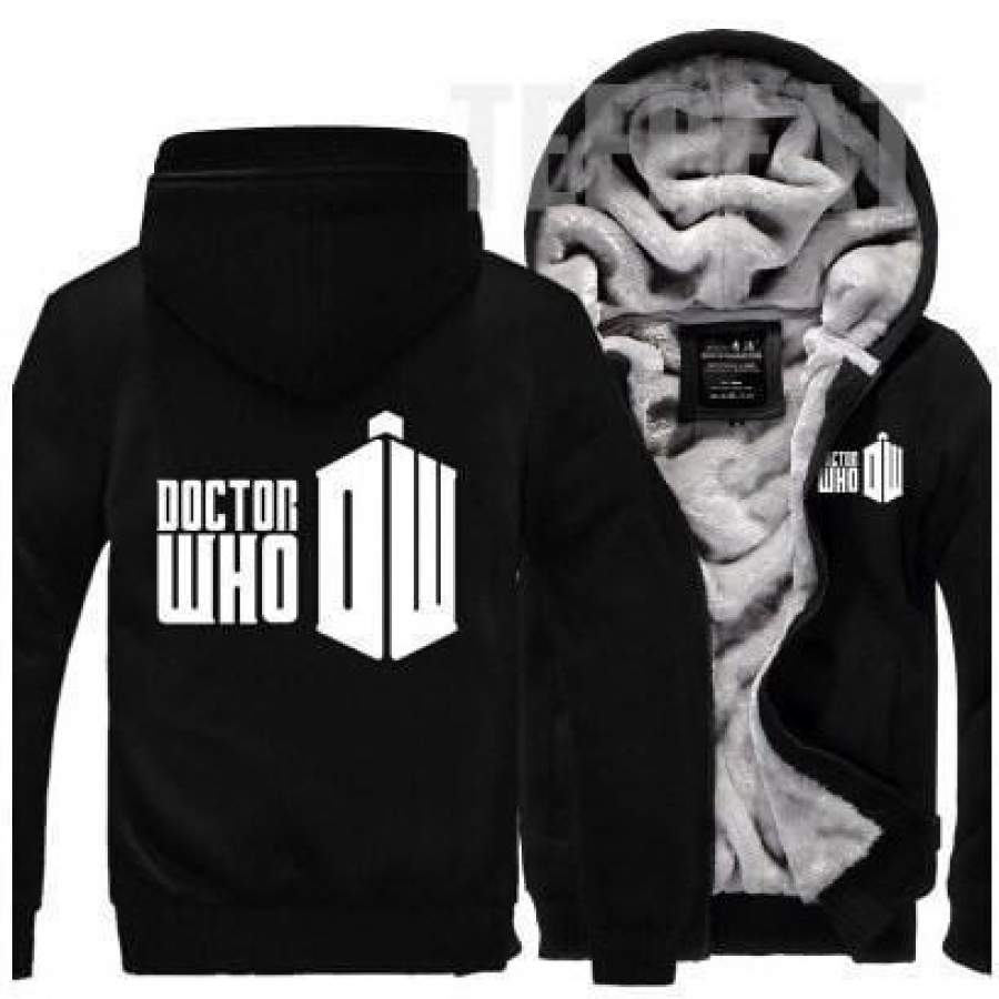 Doctor Who Winter Fleece Hoodie – Amelio Shop