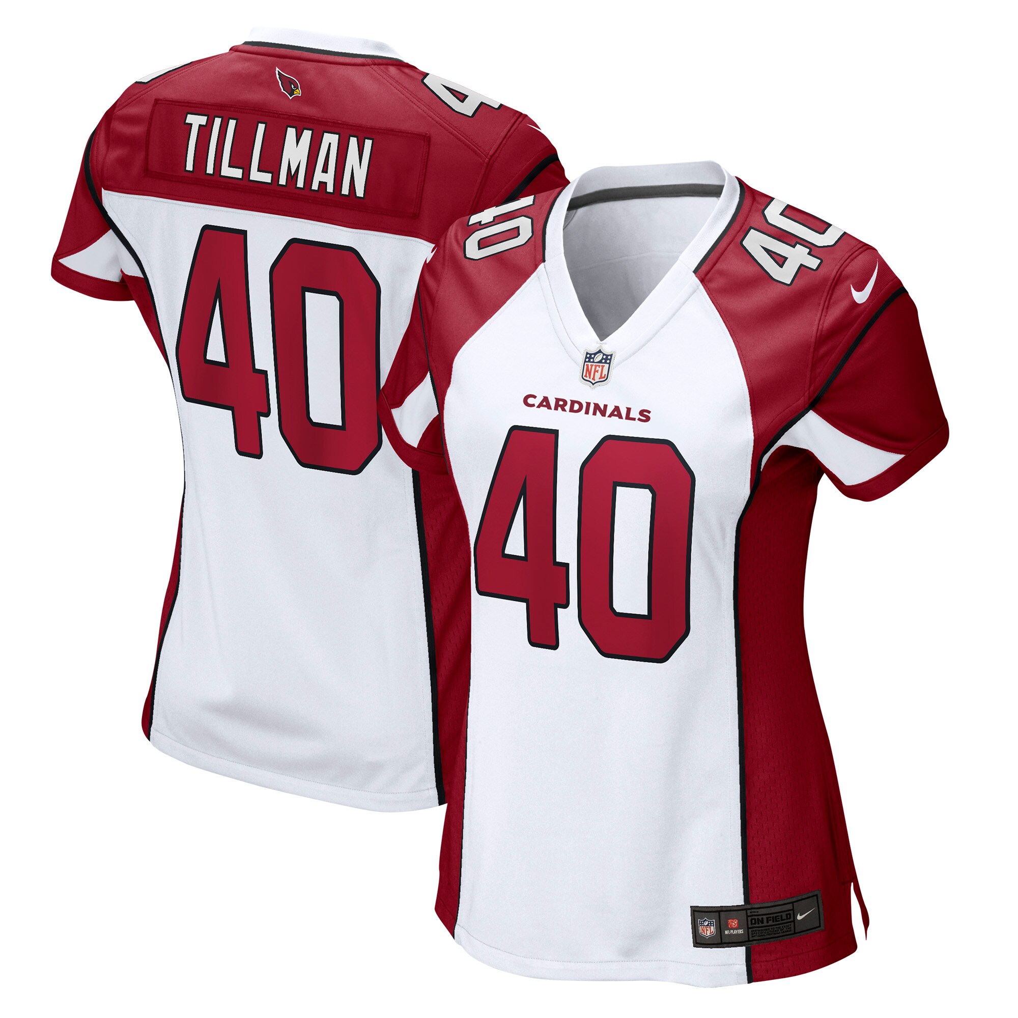 Pat Tillman Arizona Cardinals Women's Retired Game Jersey – White