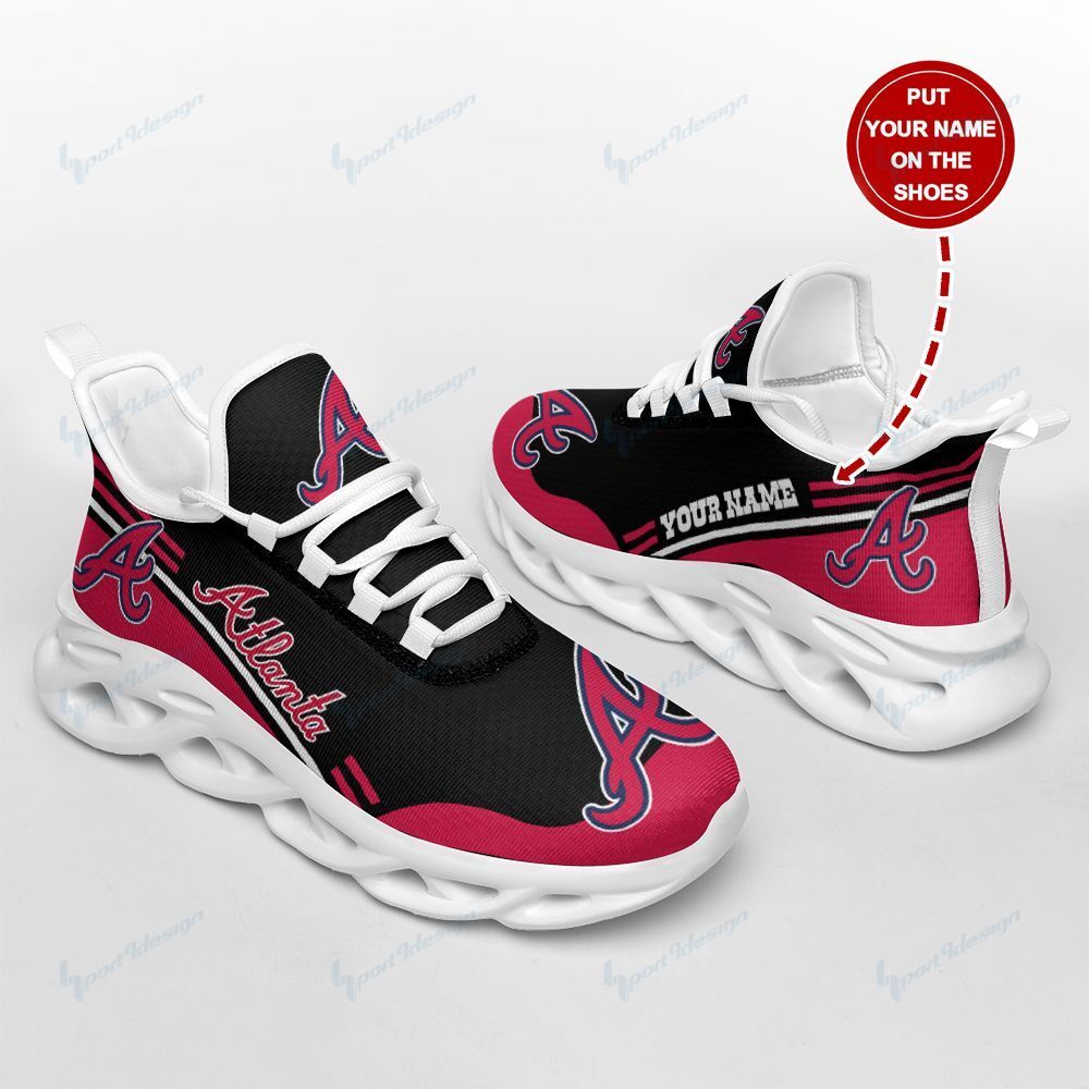 Atlanta Braves Personalized Yezy Running Sneakers 112