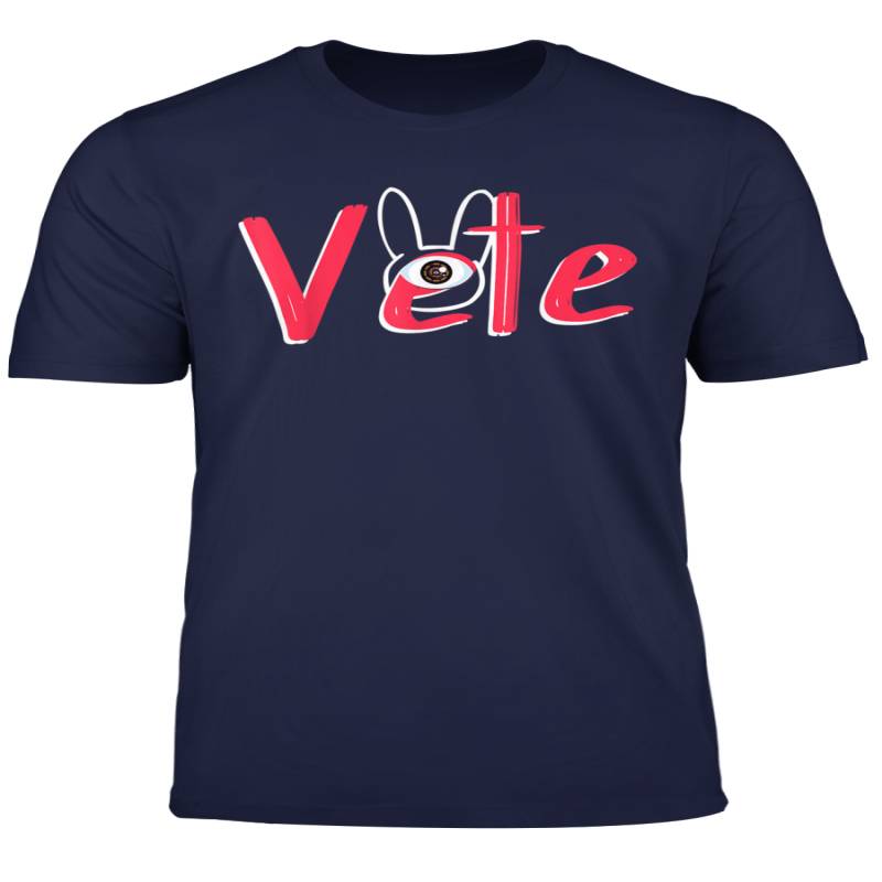 Vete One Eye Trap Bunny Silhouette Bad Doodle Gift T Shirt