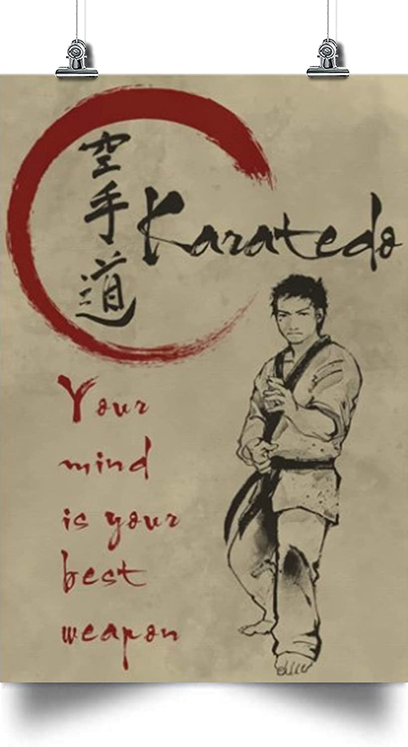 Your Mind Karate Men – Karate Poster – Home Decoration Poster, Wall Poster, Home And Room Decoration, Gifts For Friends And Relatives, Souvenirs.