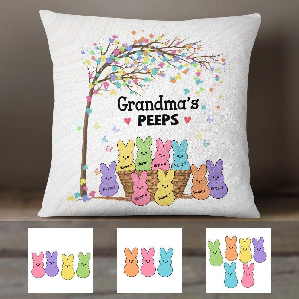 [Personalized Name] Grandma Bunny Easter Pillow Sofa, Throw Pillow Covers