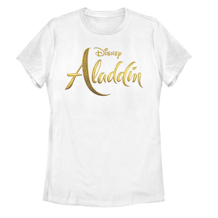 Aladdin Women’s Script Logo T-Shirt