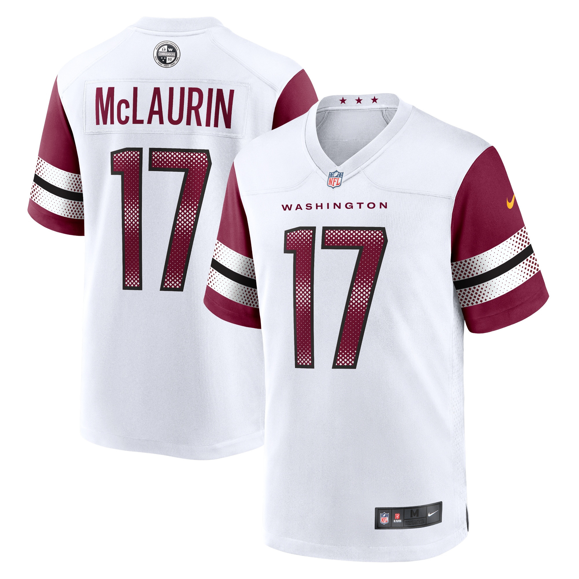 Terry Mclaurin Washington Commanders Game Jersey – White NFL