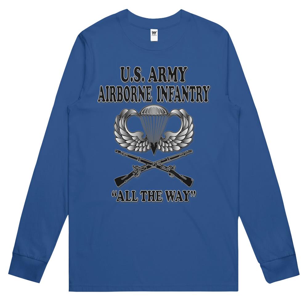 Us Army Airborne Infantry Long Sleeve T Shirts – Appleandblossom Store