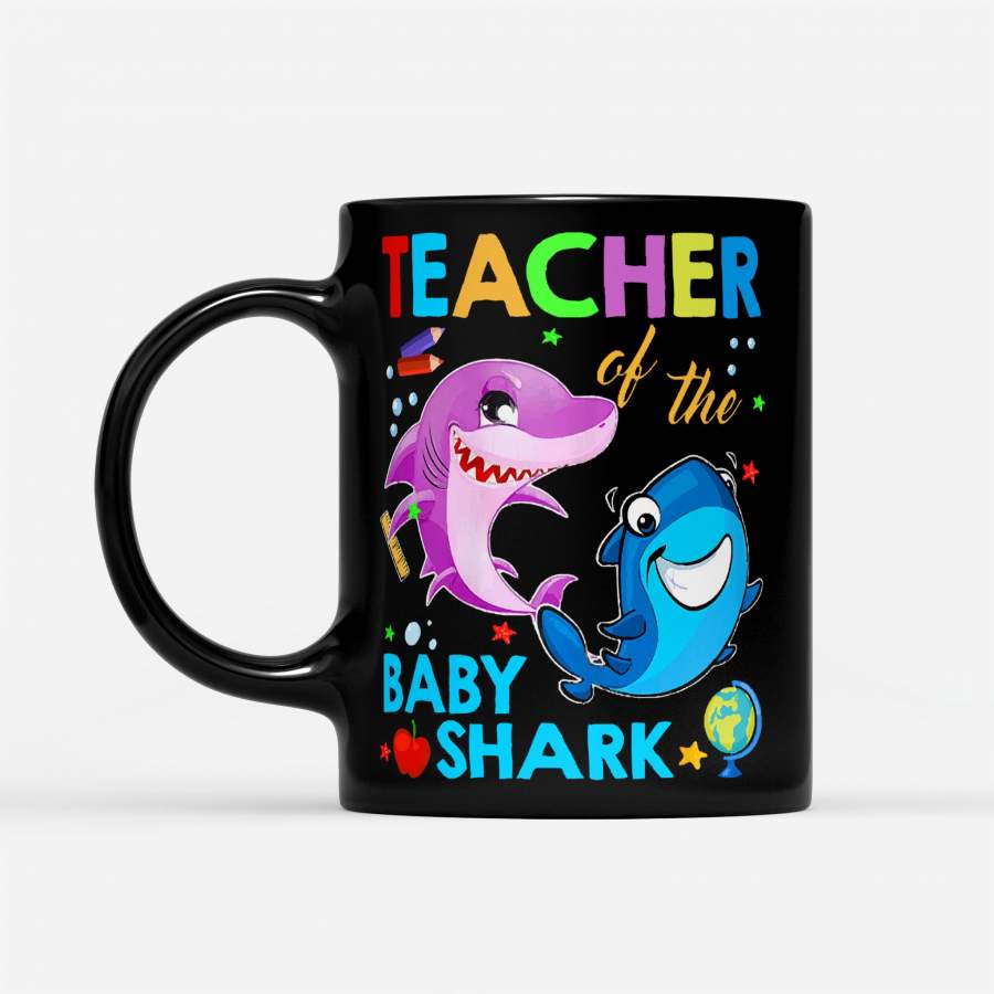 Teacher Of The Baby Shark – Black Mug