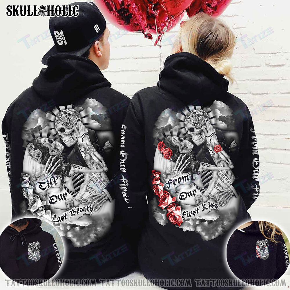 Matching Couple Shirt From Our First Kiss Couple 3D All Over Printed Shirt, Sweatshirt, Hoodie, Bomber Jacket Size S – 5Xl