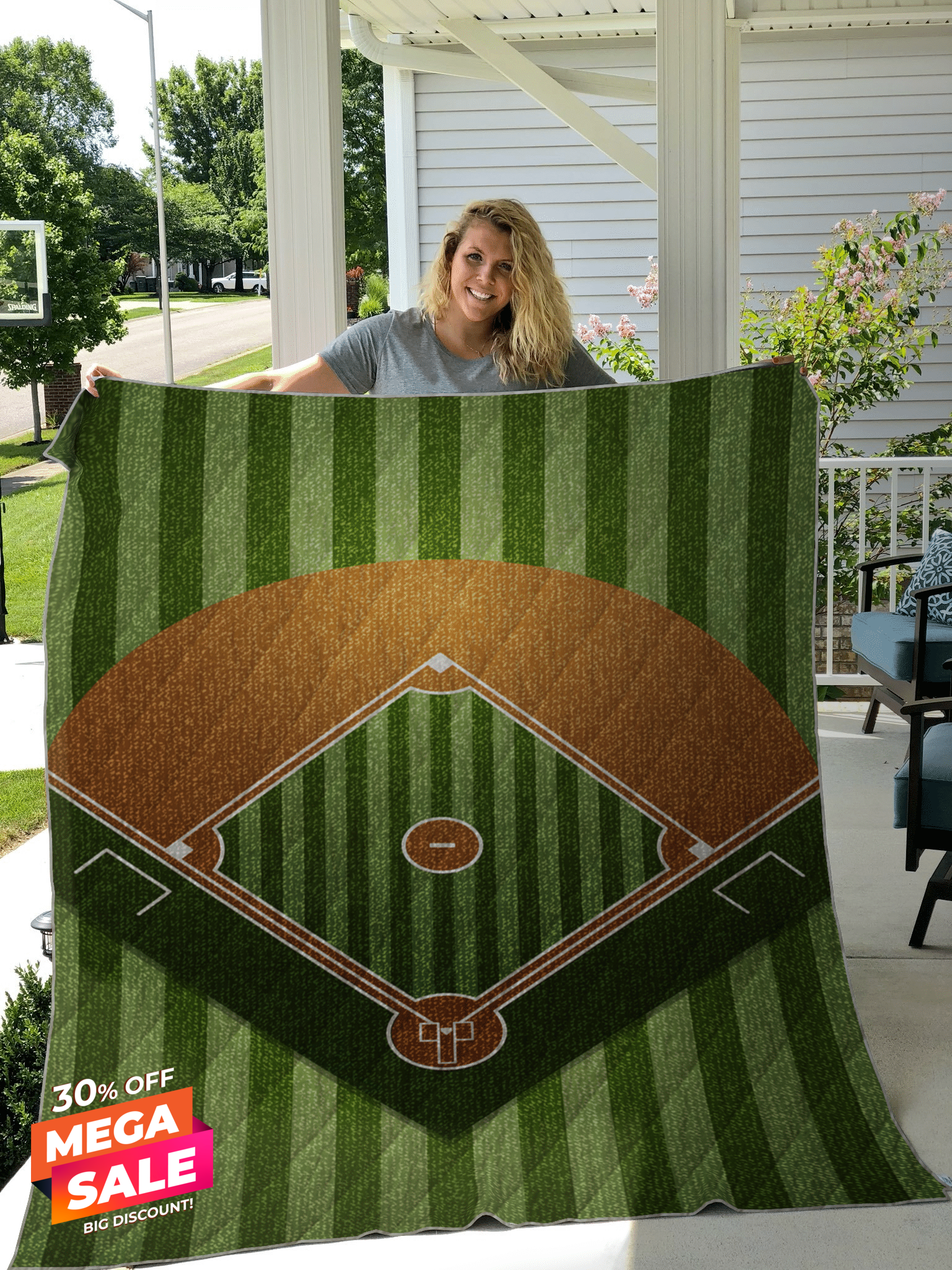 Baseball HM170705 Quilt Blanket