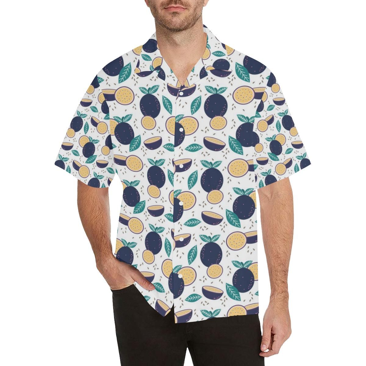 Passion Fruit Pattern All Over Print Hawaii Shirt Ha81307