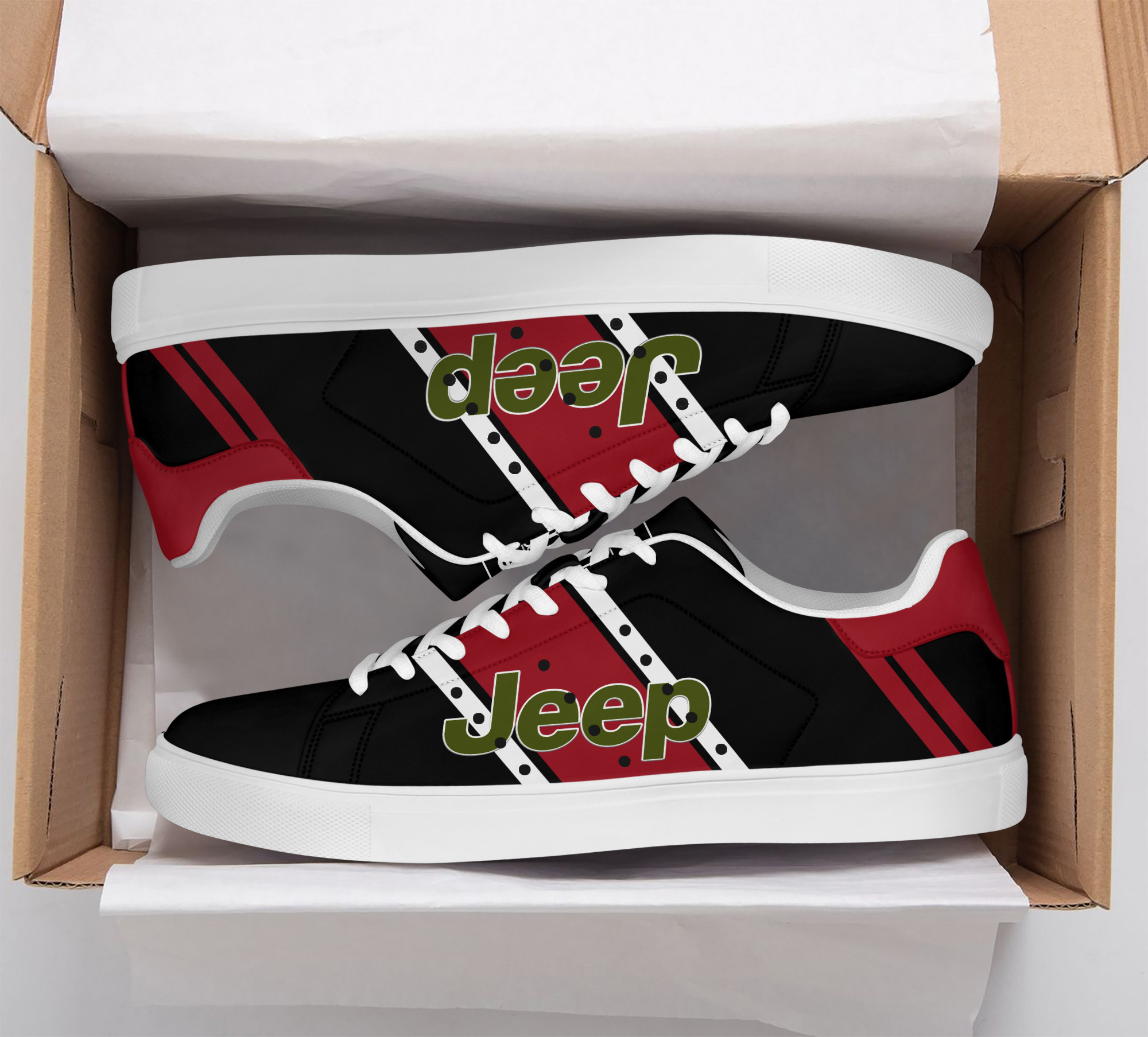 Jeep Sneaker Shoes Ver 2 (Red)