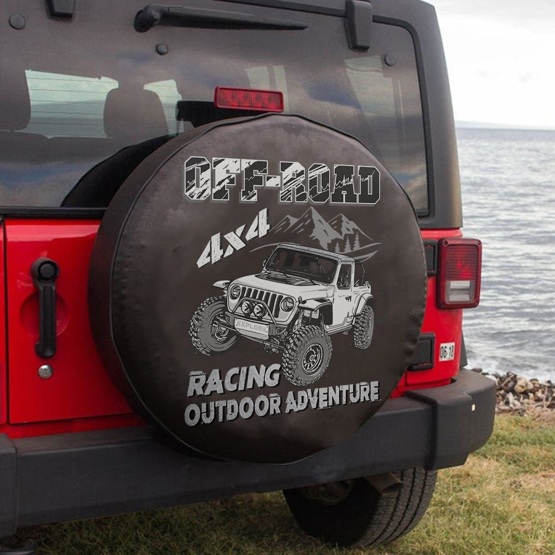 Jeep Off – Road 4X4 Racing Outdoor Adventure Spare Tire Cover Lt11