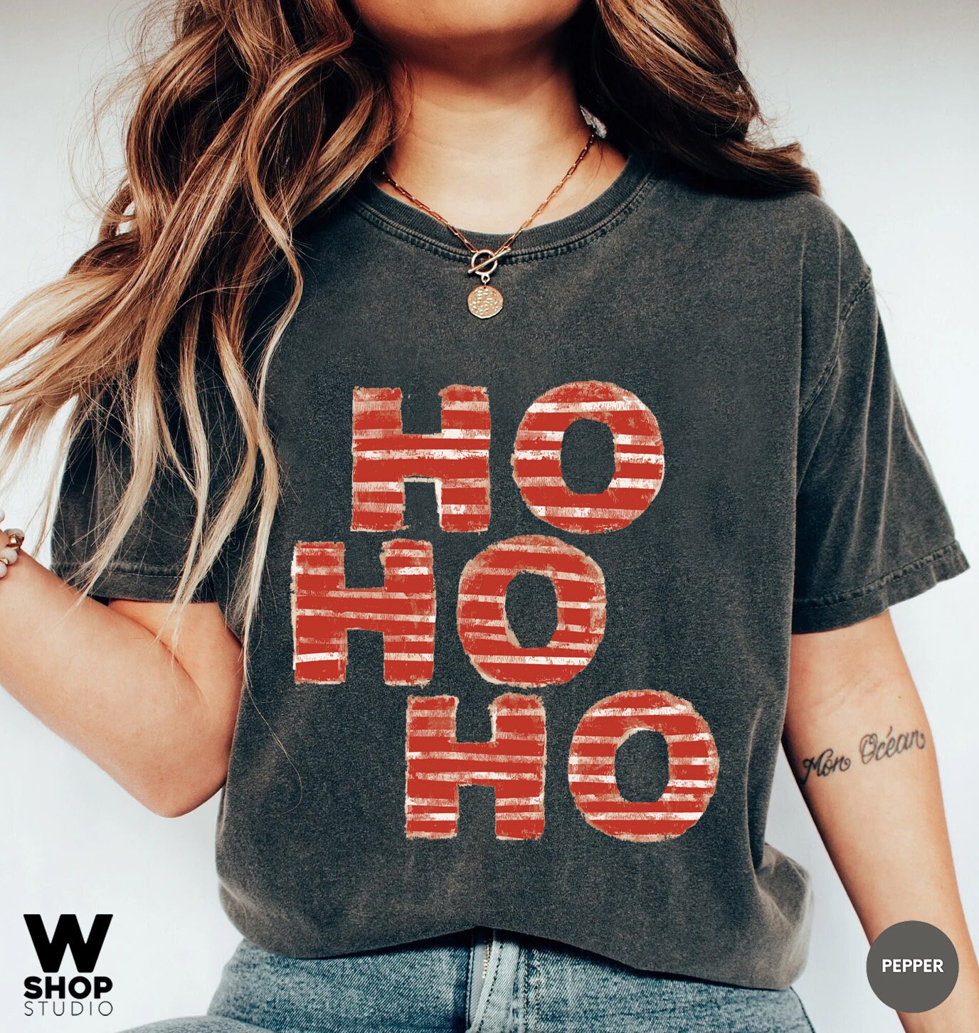 Retro Ho Ho Ho Christmas Shirt, Vintage Christmas Shirt, Vintage HoHoHo Christmas Shirt, Christmas Gift Shirt, Merry Christmas Shirt