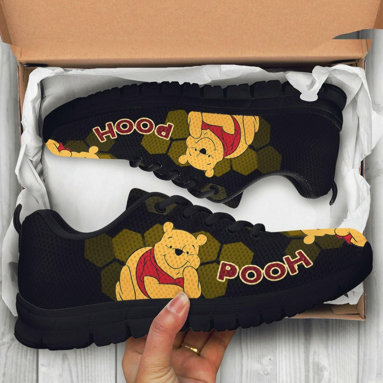 Winnie The Pooh Sneakers Shoes For Women, Shoes For Men Sneaker Custom Shoes Shoes20305