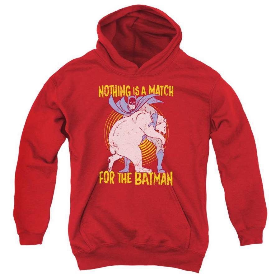 Batman – Bear Wrastling Youth Pull Over Hoodie